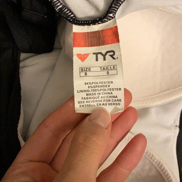 TYR black one piece swim suit - Picture 5 of 5